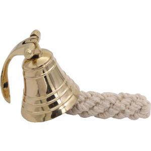 THDC 2" Ship?s Bell Maritime Duty Watch, Indoor Bell, Outdoor Bell, Last Orders, Pub Bell, Door Bell, Shopkeeper Bell, Dinner Bell, Reception Bell Wall Mountable Solid Brass (Polished Brass)