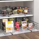 HOLDN STORAGE Pull Out Cabinet Organizer, Slide Out Drawer for Kitchen Cabinets & Pantry, Roll Out Shelf for Pots, Pans & Under Sink Storage, Heavy-Duty Full-Extension, 28" W x 21" D x 5" H