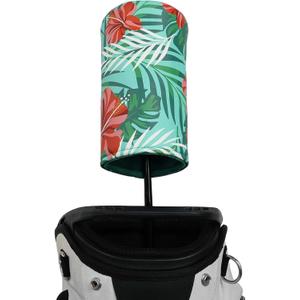 Big Teeth Hawaiian Style Golf Club Covers Driver Headcover, Tropical Sleeve Fairway Wood Head Covers Hybrid Headcover, Hawaii Premium Leather Golf Head Covers Golf Gifts