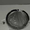 12" Speaker Grill Covers, Car Speaker Subwoofer Guard Protector, Metal Frame with Metal Mesh, Black - 1Pc