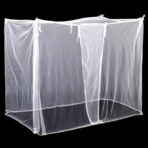 Mindsoft 4 Corners Mosquito Net for Mosquiteros para Camas Bed Canopies Netting Bed Drapes Rectangular Mosquito Mesh for Camping Home Outdoor Travel(White,L75 X W35.5 X H59 Inch,1 Opening)