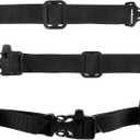 2 Pcs Backpack Chest Strap Add on, Heavy Duty Adjustable Backpack Sternum Strap Chest Belt with Whistle Quick Release Buckle and Slide Lock for Hiking Jogging, Backpacks
