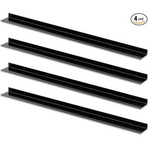 Zonon 4 Pcs Stair and Window Sill Nosing Protector, 36" x 3" x 1" Aluminum Alloy, Rustproof & Scratch Resistant Edge Protection for Kids & Pets, Easy Installation for Indoor & Outdoor Uses