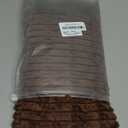 MIULEE Pack of 2 Corduroy Decorative Euro Sham Throw Pillow Covers 24x24 Inch Soft Boho Striped Pillow Covers Modern Farmhouse Home Decor for Sofa Living Room Couch Bed Dark Brown