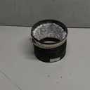 CABAX 6-inch Diameter, 5 Feet Length Air Ducting, 15cm Diameter Flexible Black Aluminum Vent Hose for HVAC Ventilation with 2 Clamps