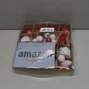 Trytuny Christmas Ball Ornaments, 40pcs Hanging Ornaments for Christmas Tree Xmas Hanging Ornaments Decoration Indoor Holiday Tree Decorations (Red)