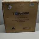 Tornado 20 Inch High Velocity Metal Floor Fan, 3-Speed Powerful Cooling for Industrial, Commercial, and Home Spaces, 120Tilt, 6.0 FT Cord - UL safety Listed, Black