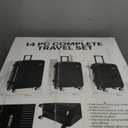 All-in-One Black Travel Collection with 3 Rolling Vertical Luggage (20", 24", 28"), 11 Assorted Totes/Duffles