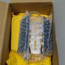 3 Pcs Universal Vertical Pole Mount for Security Camera Wall Mounting Bracket with 6 Loops Stainless Steel Metal Pole Bracket for CCTV Camera Indoor Outdoor Solar Panel LED Wall/Stage Light