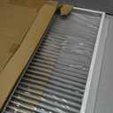 20" X 25" Aluminum Return Filter Grille for 1" Filter - Easy Airflow - Linear Bar Grilles [Outer Dimensions: 22.5w X 27.5h]