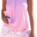 ROSEWE Modest Tankini Swimsuits for Women, Two Piece Athletic Womens Bathing Suits Blouson Tank Tops with Board Shorts, XL