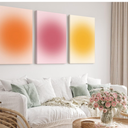 Aura Wall Art Decor Aesthetic Room Canvas Poster Picture Cute Preppy Wall Art Decor Colorful Minimalist Poster Aura Trendy Wall Art Positive for Bedroom Living Room 16x24x3 Inch Ready to Hang