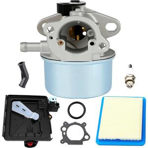 799868 Carburetor Assembly with 795259 Air Filter Cleaner Primer Base Compatible with Briggs & Stratton 498170 799872 694202 497586 498254 790821 14111 Carb
