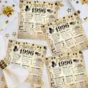 3 x 30th Birthday Decorations for Him Her, Vintage 50PCS Back in 1996 30th Party Napkins Decor, Disposable Cheers to 30 Years Napkins Supplies