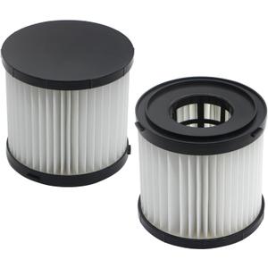 2 Pack Wet/Dry HEPA Filter Compatible with Ryobi 18V ONE+ Wet/Dry Vacuum Cleaners PCL733, PCL734, P3240, Also Fit HART 20-Volt 2-Gallon Wet/Dry Vac HPWD01B, Compare to Part# A32VC05, A32RF08