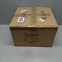 Flush Mount Light Fixture 11.02" Farmhouse 1 Light Ceiling Fixture with Amber Striped Hand Blown Glass Shade, E26 Base for Kitchen, Dining Room, Hallway