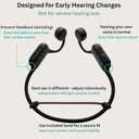 CORE Bone Conduction Sound Amplifier Open-Ear Personal Listening Wearable for Clearer Conversations
