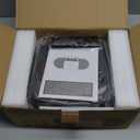 Boombox CD Player Portable, Cassette Player Combo with CD MP3 Bluetooth AUX TF USB FM Radio AC/DC Powered, Boom Box with Remote Control, Headphone Jack, Stereo Sound for Home