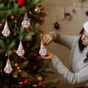 10 Set Gnome Tree Hanging Ornaments Gifts Bulk Pink Plush Hanging Tree Pendant Home Decoration for Holidays Party Favors, 5 Styles