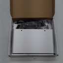 Phone Fence Mount with Shade, Fence Phones Holder for iPhone, Mevo Start, GoPro and Other Action Cameras, Perfect for Recording Baseball, Softball and Tennis Games (Silver with Bag)