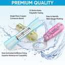 TICONN 120Pcs Heat Shrink Wire Connectors, Waterproof Automotive Marine Electrical Terminals Kit, Crimp Connector Assortment, Ring Fork Spade Butt Splices