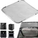 Magnetic Splatter Screen Compatible with Cosori TurboBlaze 6-6.8QT, Instant Vortex 6/10QT - Air Fryer Accessories for Heating Element Protection; Stainless Steel Guard Blocks 95% Grease & Smoke