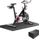THAILE Exercise Bike Mat, Compatible with Peloton Bikes, 63"x30", Bike Trainer Mats, Mat for Indoor Stationary Spin Bikes Treadmill Walking Pad on Hardwood Floor Carpet Protector