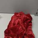 Exclusivo Mezcla Plush Fuzzy Fleece Throw Blanket Extra Large, Super Soft, Fluffy and Warm Blankets for Couch, Bed, Suitable for All Seasons (50x70 Inches, Deep Red)