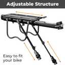 ROCKBROS Rear Bike Rack Adjustable Quick Release Bike Back Rack