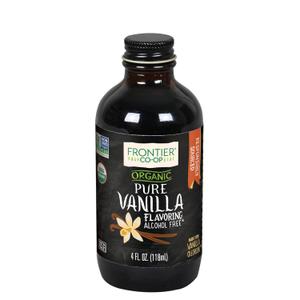Frontier Vanilla Flavoring, Organic, 4 Fl Ounce (4 Fl Oz (Pack of 1))