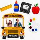 RattanView 6 Pcs Giant Back to School Decorations School Theme Party Decor