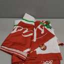 Merry Christmas Gingerbread Man Rectangle Tablecloth 60 x 84 Inch, Xmas Peppermint Candy Holly Red Berry Decorative Table Cloth Dining Table Cover, Winter Holiday Dinner Party Picnic Decoration