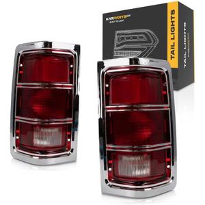 For Dodge Ram/ Charger/ Trail Duster/ Pickup 1981-1987 Tail Light Driver and Passenger Side Chrome Border | CH2808104 | CH2809104 | 4163151 | 4163150