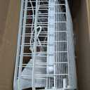 3-Tier Rolling Pantry Floor Organizer and Storage Cart with Wheels, Stackable Wire Pantry Baskets for Pantry Shelves, Kitchen Storage Rack and Fruit Basket Stand for Fruit Snack Onion Potato