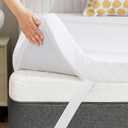 BDEUS Twin Size 3 Inch Gel Memory Foam Mattress Topper with Removable Cover, Ventilated Cooling Foam, Supportive Pressure Relief Bed Topper, CertiPUR-US Certified