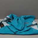 NACOCO Large Dog Raincoat Adjustable Pet Water Proof Clothes Lightweight Rain Jacket Poncho Hoodies with Strip Reflective (XL, Lake Blue)