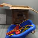 Little Tikes Snug 'n Secure Blue Swing with Adjustable Straps, 2-in-1 for Baby and Toddlers Ages 9 Months - 4 Years