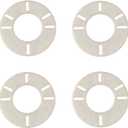 Replacement Oil Burner Flange Gasket 40287 3 and 4 Bolts Fits Beckett Wayne Carlin EZ1, 2 or 3 1/8" Ducane4pack