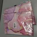 2 x Universal Case for 9inch 10inch Tablet, Stand Folio, Protective Cover, with Adjustable Fixing Silicon Band and Stand, Marble Pink