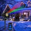 SHEDALED Laser Christmas Projector Lights Outdoor, RGB Laser Light Projector, Firefly Lights Show with Remote & Timer, Waterproof, Holiday Decoration for Christmas, Home House Decor, Party, Garden
