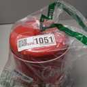 Farmhouse Cookie Jar for Kitchen Counter, 1 Gallon Vintage Cookie Jar with Airtight Lid, Large Food Storage Container for Candy, Cookies, Dessert, Red Kitchen Decor and Accessories