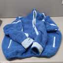 Panadila Womens Half Zip Sherpa Fleece Pullover Soft Oversized Sweatshirt with Pockets Warm Fuzzy Sweater (Medium, Bright Blue)