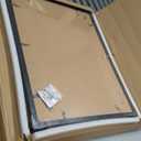 22x28 Frame Set of 2, Rustic Black Wood Style - Display 18x24 Picture Frame with Mat or 22 x 28 Poster Frame without Mat, Wall Mounting Horizontal and Vertical