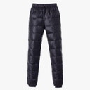 Men's Winter Warm Loose Utility Down Pants Sassy High Waisted Nylon Compression Snow Trousers, Size Medium 