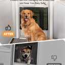 Kohree RV Screen Door Protector: Bone Pattern Design RV Entry Screen Defender Door Grille for Dogs - 20'' Height & Adjustable Camper Screen Door Protector Width from 18.2" to 31.8"