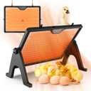 Chicken Coop Heater - 360° Rotatable, Dual-Side Heating, Precise Temperature Control - Ideal for Chicken Coops, Pet Incubators and Home Breeding