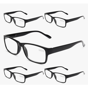Gaoye Professional Reading Glasses for All Day - Computer Readers with Blue Light Protection - Value Pack
