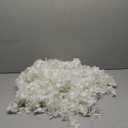 LUSHIDI 32.8Ft Artificial Silk Wisteria Vine Hanging Flowers Garland Home Outdoor Wedding Arch Garden Wall Decor, Pack of 6 (Off White)