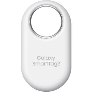SAMSUNG SmartTag2 (2023) Bluetooth + UWB, IP67 Water and Dust Resistant, Findable via App, 1.5 Year Battery Life - White