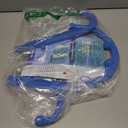 LiBa Back and Neck Massager - Trigger Point Massage Tools for Pain Relief and Manual Massage Hook Therapy Handheld Back Neck Shoulder Massager Blue - Gift for Women & Men